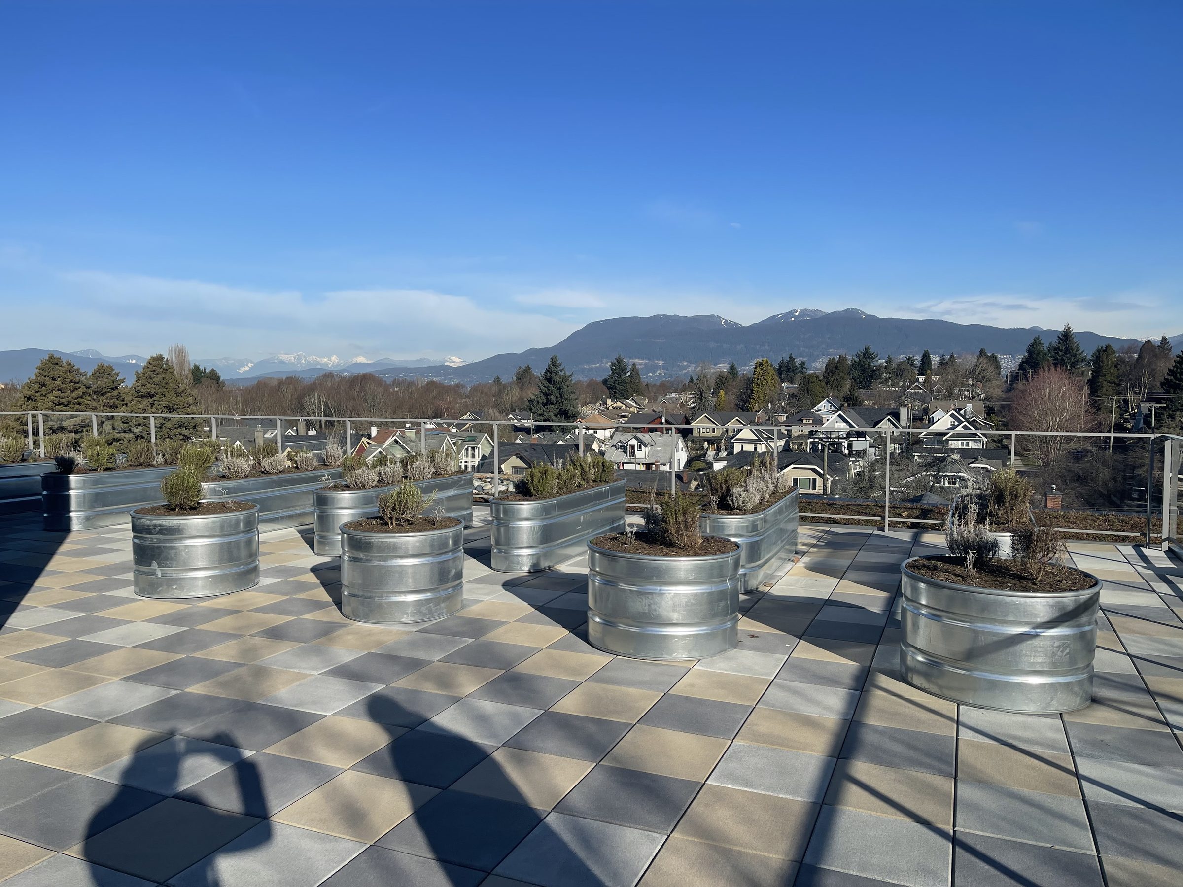 Rooftop patio — before design